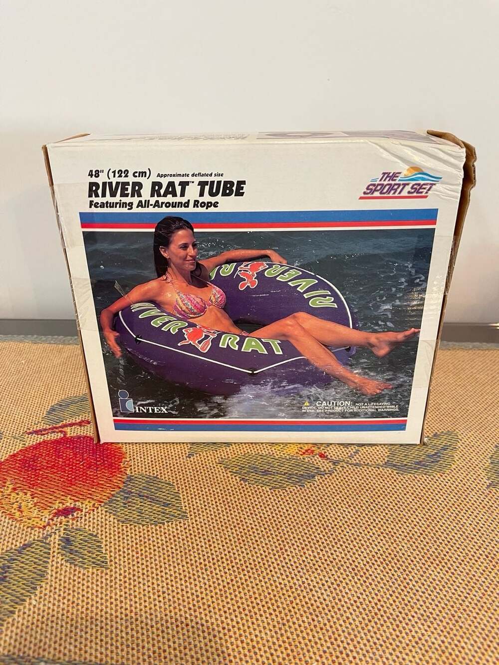 Vintage Intex River Rat 48" Inflatable Water Tube The Sport Set New in Box